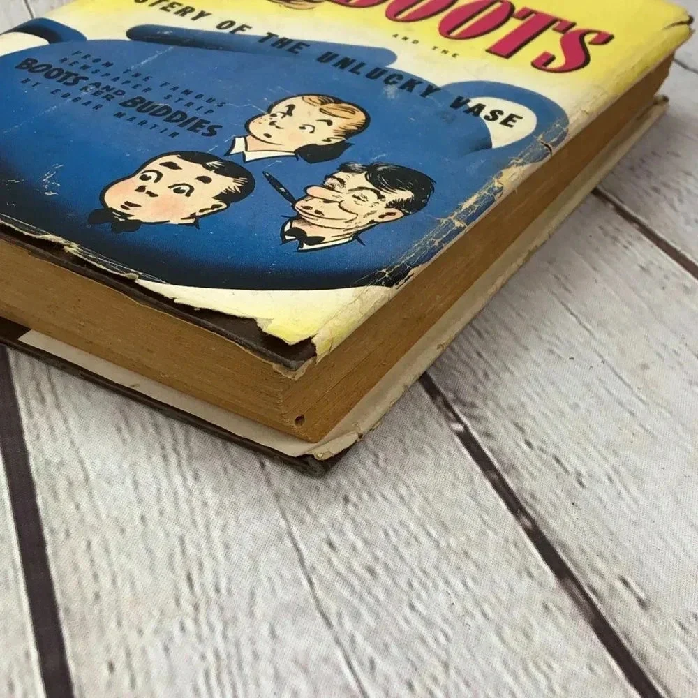 vintage 1943 boots and the mystery of the unlucky case book